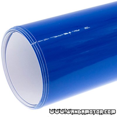 Wrapping sheet super glossy dark blue